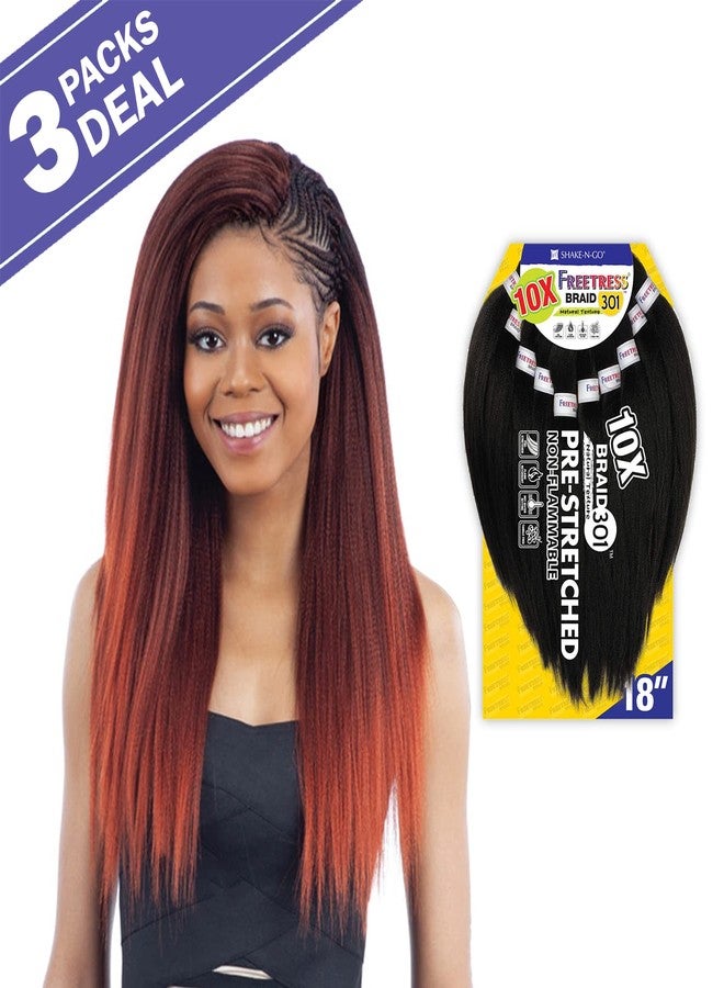 Freetress Braids FreeTress Natural Texture Braids Pre-Stretched 10X Braid 301 18inch (3-pack, 1) 1 - Image 2